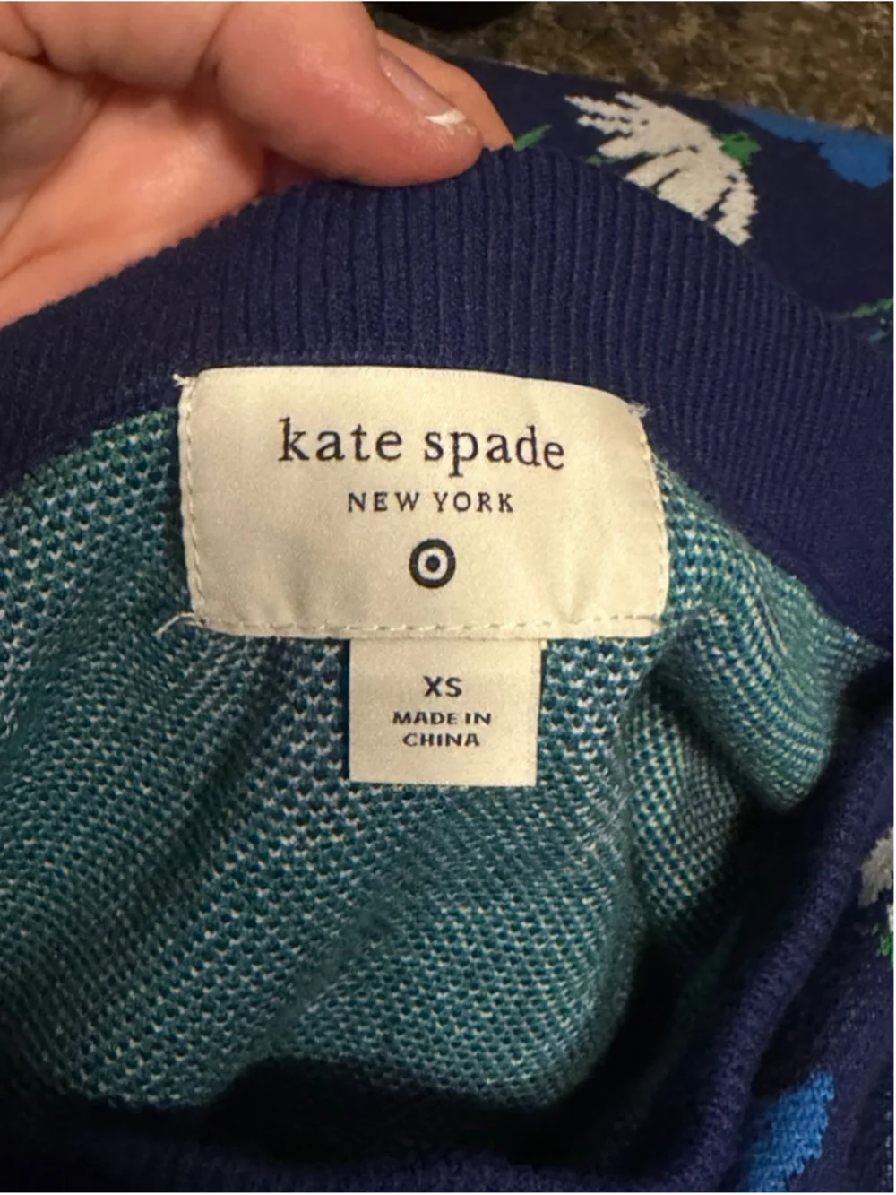 NWT Kate Spade X Target Blue Floral Knit Skirt